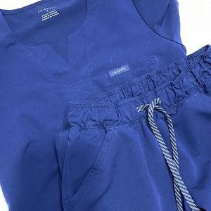 JAANU NAVY BLUE SCRUB SET